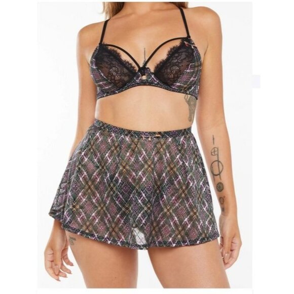 Savage X Fenty A Little Tart Open-Back Flirty Skirt Coquette Size 3X NEW $44.95 - Picture 1 of 6
